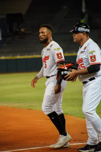 Maracaibo Venezuela Octubre 2023 Liga Venezolana Béisbol Profesional Tigres Aragua — Foto de Stock