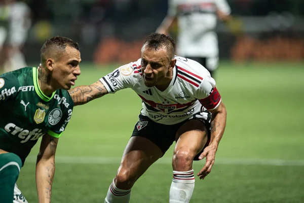 stock image Sao Paulo, Brazil - October 25, 2023: football match between BRASILEIRO and PALMEIRAS of Sao Paulo, this Wednesday