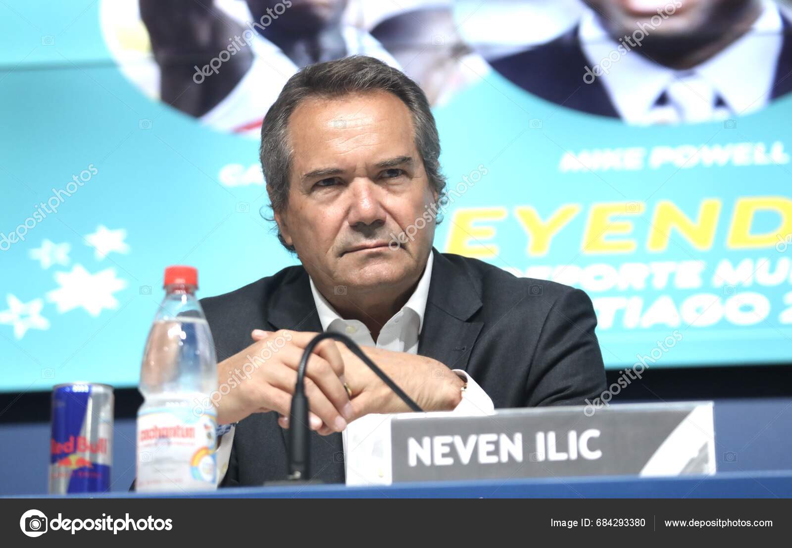 Santiago Chile 2023 Press Conference Legends World Sport Santiago 2023 Stock Editorial Photo