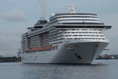 RIO DE JANEIRO (Brezilya), 10 / 28 / 2023 - SEASON / CRUISES / PIER MAUA - Yaz geliyor, Marvelous City 'de yılın en beklenen zamanı! Ve bununla birlikte, gemi turu sezonu Pier Maua 'ya geliyor..