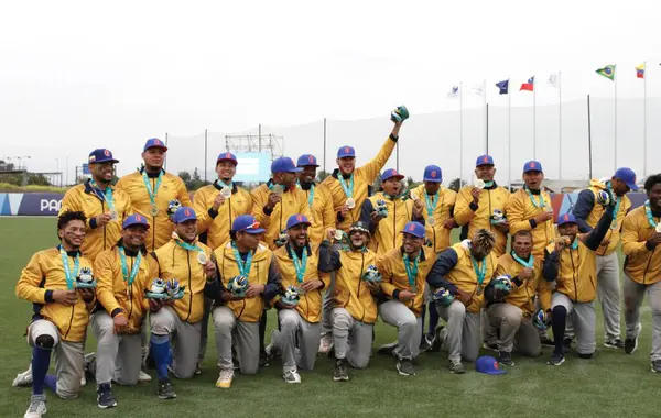 Santiago Chile 2023 Ceremony Medal Baseball Medal Ceremony Final Men — Stock Photo, Image