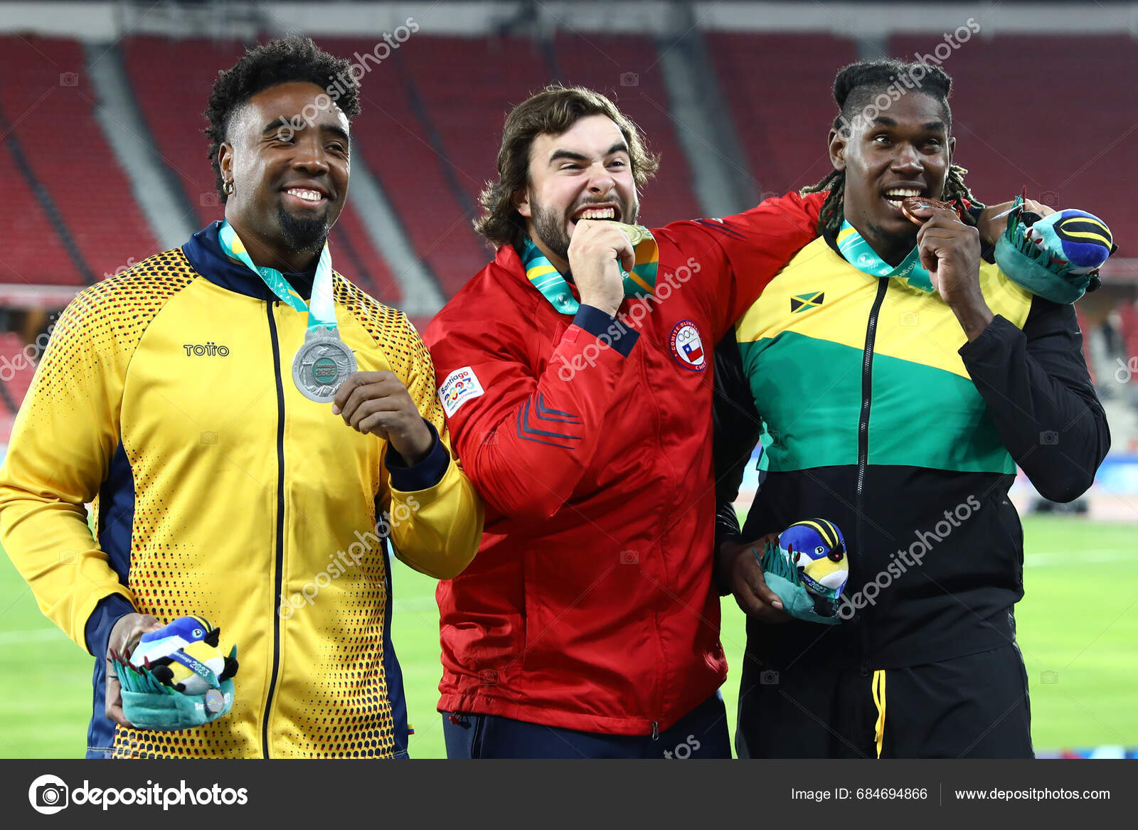 Santiago Chl Pan American Games Take Place Monday October 2023 Stock