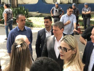 Sao Paulo (SP), Brezilya 10 / 30 / 2023 - Sao Paulo Eyaleti valisi Tarcisio de Freitas (Cumhuriyetçiler), Belenzinho 'daki Maternidade Leonor Mendes de Barros Hastanesi' ndeki ilk AME Mulher 'ın açılışını gerçekleştirdi.
