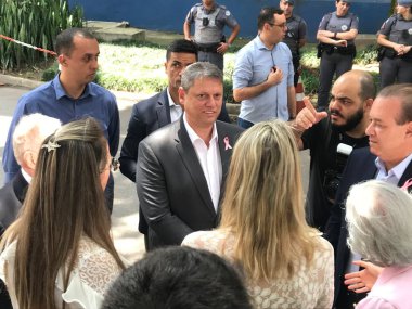 Sao Paulo (SP), Brezilya 10 / 30 / 2023 - Sao Paulo Eyaleti valisi Tarcisio de Freitas (Cumhuriyetçiler), Belenzinho 'daki Maternidade Leonor Mendes de Barros Hastanesi' ndeki ilk AME Mulher 'ın açılışını gerçekleştirdi.