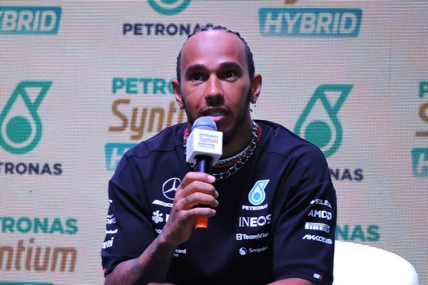 Sao Paulo 2023 Formula Drivers Lewis Hamilton George Russel Participated — Stock Photo, Image