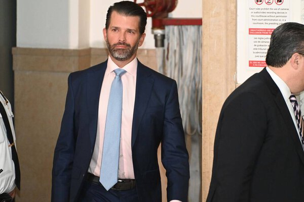 Eric Frederick Trump, second son of Donald Trump, testified today in court as the co-defendant of Donald Trumps fraud trial. November 2, 2023, New York U S A: Attorney General, Letitia James appears in court in a fraud trial 