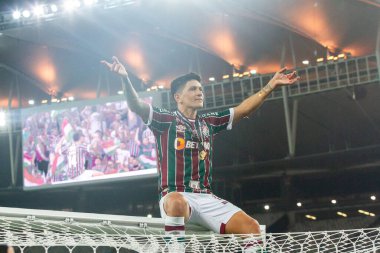 Rio de Janeiro (RJ), 11 / 04 / 2023 - Ameriaca Libertadores Kupası 'nı kutlamak için düzenlenen Olimpiyat Turu Fluminense - Boca gençler arasındaki maç x Fluminense, Libertadores da America 2023 finali için geçerli