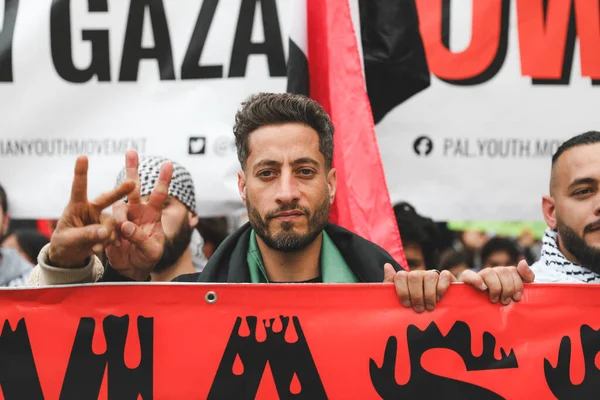 Palestinianos Protestam Praça Liberdade Para Casa Branca Novembro 2023 Nova — Fotografia de Stock