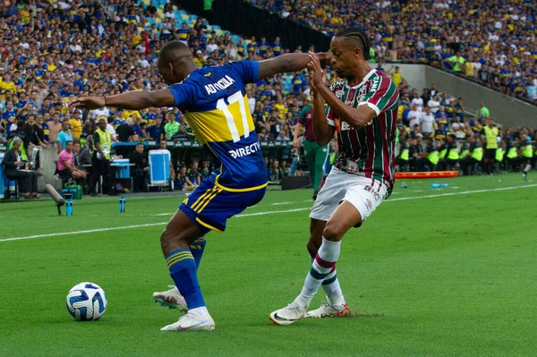 Rio Janeiro Brasilien 2023 Spiel Zwischen Boca Juniors Fluminense Gültig — Stockfoto