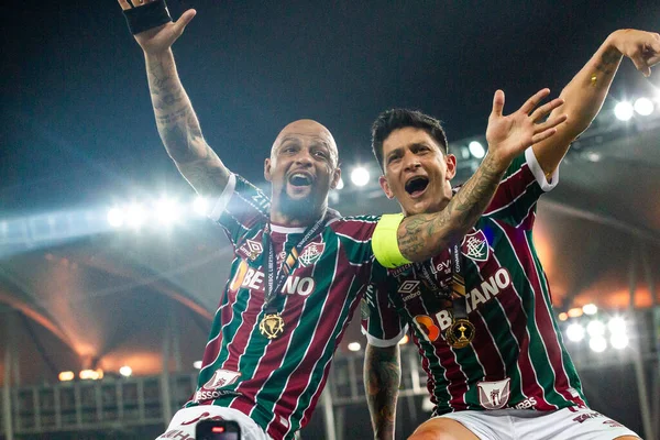 Rio Janeiro 2023 Fluminense Del Tour Olímpico Para Celebrar Copa — Foto de Stock