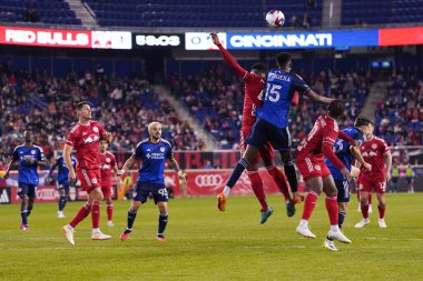 Kasım 04, 2023 - Red Bull Arena, Harrison, New Jersey, ABD: 2023 MLS Playoffları, New York Red Bulls - FC Cincinnati. FC Cincinnati, New York Red Bulls 'u penaltı atışında yenerek MLS Cup play-off' larında heyecan verici bir dönüş yaptı. 