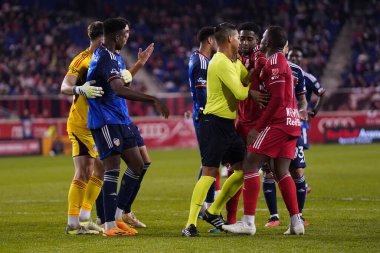 Kasım 04, 2023 - Red Bull Arena, Harrison, New Jersey, ABD: 2023 MLS Playoffları, New York Red Bulls - FC Cincinnati. FC Cincinnati, New York Red Bulls 'u penaltı atışında yenerek MLS Cup play-off' larında heyecan verici bir dönüş yaptı. 