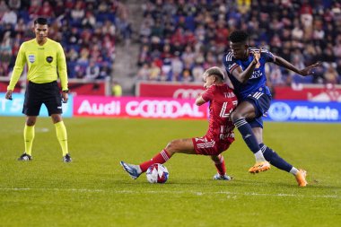 Kasım 04, 2023 - Red Bull Arena, Harrison, New Jersey, ABD: 2023 MLS Playoffları, New York Red Bulls - FC Cincinnati. FC Cincinnati, New York Red Bulls 'u penaltı atışında yenerek MLS Cup play-off' larında heyecan verici bir dönüş yaptı. 