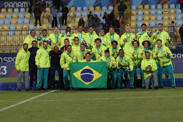 Vina Del Mar Chile 2023 Brasilianska Laget Vinner Guld Match — Stockfoto