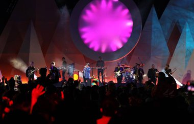 SANTIAGO (Şili), Brezilya 05 / 11 / 2023 - Şili Cumhurbaşkanı Daniel Boriç 'in de katılımıyla Bientenario la Florida Stadyumu' nda düzenlenen 2023 Pan Amerikan Oyunlarının Kapanış Töreni