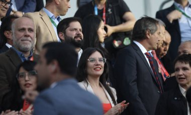 SANTIAGO (Şili), Brezilya 05 / 11 / 2023 - Şili Cumhurbaşkanı Daniel Boriç 'in de katılımıyla Bientenario la Florida Stadyumu' nda düzenlenen 2023 Pan Amerikan Oyunlarının Kapanış Töreni