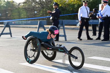 2023 New York City Maratonu, New York 'ta düzenlenen yıllık 52. maratondur. 5 Kasım 2023, New York, ABD. Maratonun her Kasım 'ın ikinci pazar günü yapılması planlanıyor..