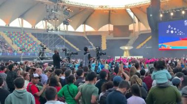 SANTIAGO (Şili), Brezilya 05 / 11 / 2023 - Santiago Şili 'deki Bicentenario la Florida stadyumunda düzenlenen 2023 Pan Amerikan Oyunlarının Kapanış Töreni