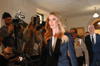 8 Kasım 2023 - New York, ABD: İvanka Trump Donald Trump 'ın en büyük kızı, Donald Trump' ın sahtekarlık davasında tanık olarak ifade verdi. 