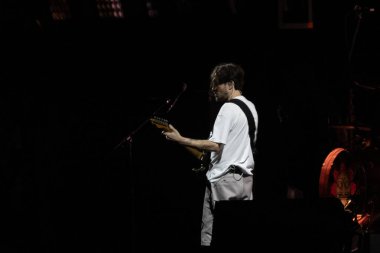 Sao Paulo (SP), Brezilya 11 / 10 / 2023 - Kaliforniya grubu Red Hot Chili Peppers 'ın 