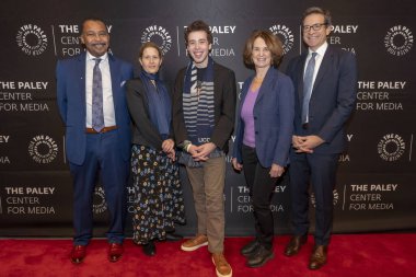 Camelot 60 Yıl Sonra ve Tarih Kanalı Kennedy Doktrinleri Galası. 13 Kasım 2023, New York, ABD: Aldon Morris, Kimberly Gilmore, Ashton Gleckman, Kathleen Kennedy Townsend ve Julian E. Zelizer 