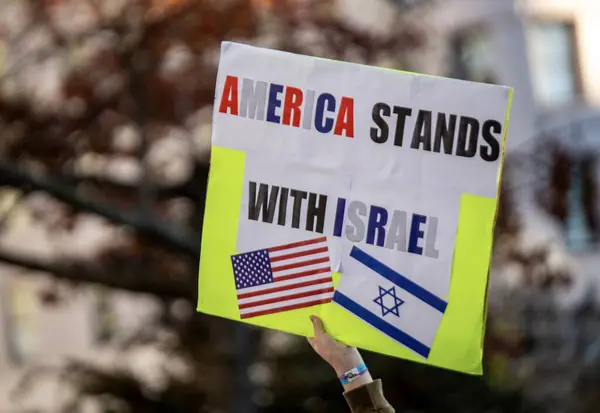 Pro Israel Rally Washington November 2023 Washington Maryland Usa Lot — Stock Photo, Image