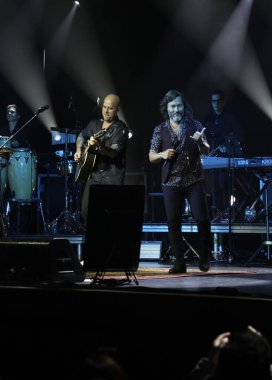 Gian Marco & Diego Torres, Buena Vida Tour, New York. 15 Kasım 2023, New York, ABD: Gian Marco ve Diego Torres Times Meydanı 'ndaki Palladium' da konser verdiler. 