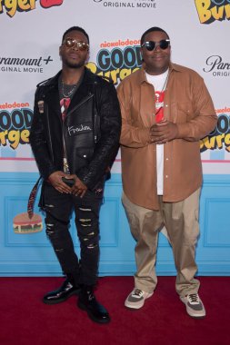 Güzel Burger World Prömiyeri. 14 Kasım 2023, New York, New York, ABD: (L-R) Kel Mitchell ve Kenan Thompson 14 Kasım 2023 'te New York' ta Regal Union Square 'deki Good Burger World Premiere' e katıldı.. 