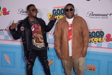 Güzel Burger World Prömiyeri. 14 Kasım 2023, New York, New York, ABD: (L-R) Kel Mitchell ve Kenan Thompson 14 Kasım 2023 'te New York' ta Regal Union Square 'deki Good Burger World Premiere' e katıldı.. 