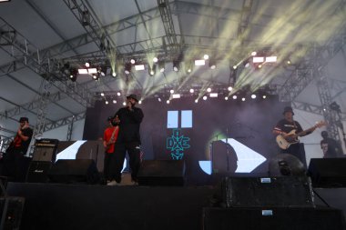 Sao Paulo (SP), 11 / 18 / 2023 - 18-21 Kasım tarihleri arasında gerçekleşecek Uluslararası Fuar Siyah Bilinç Günü 'nün 3.' sünde sahne alacak olan Baiana System grubunun gösterisi