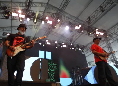 Sao Paulo (SP), 11 / 18 / 2023 - 18-21 Kasım tarihleri arasında gerçekleşecek Uluslararası Fuar Siyah Bilinç Günü 'nün 3.' sünde sahne alacak olan Baiana System grubunun gösterisi