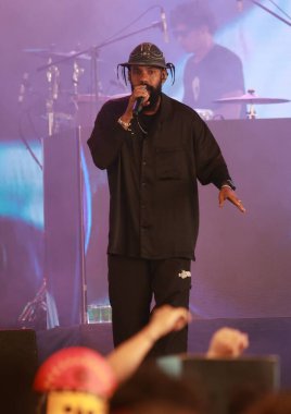 Sao Paulo (SP), 11 / 18 / 2023 - 18-21 Kasım tarihleri arasında gerçekleşecek Uluslararası Fuar Siyah Bilinç Günü 'nün 3.' sünde sahne alacak olan Baiana System grubunun gösterisi