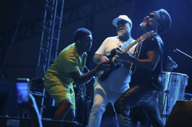 Paulo (SP), Brezilya 11 / 19 / 2023 - Carlinhos Brow ve Reinaldinho ile Filhos da Bahia Show, Uluslararası Siyahi Bilinç Günü 'nün 3. 