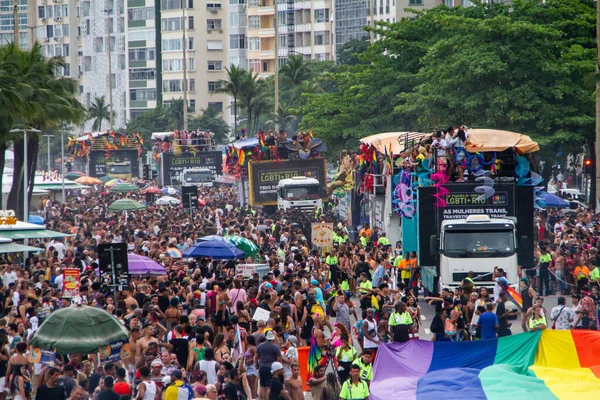Rio Janeiro Brazil19 2013 28E Défilé Lgbti Rio Pride Lieu — Photo