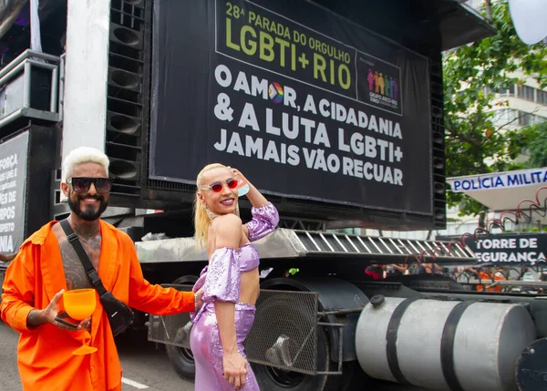 Rio Janeiro Brazil19 2013 28Th Lgbti Rio Pride Parade Took — Stock Photo, Image