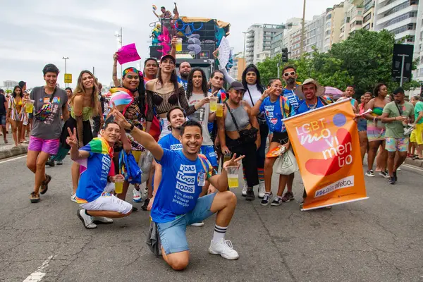 Río Janeiro Brasil19 2013 Lgbti Desfile Del Orgullo Río Tuvo —  Fotos de Stock