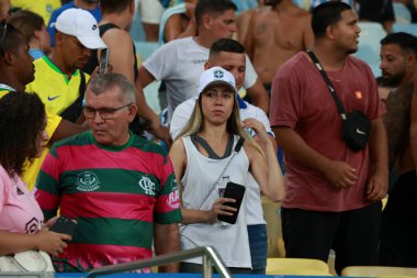 Rio de Janeiro (RJ), Brezilya 11 / 21 / 2023 - Brezilya ile Arjantin arasındaki maçtan önce taraftarlar arasında dövüş ve tartışma ve bu salı Estadio do Maracana 'da düzenlenen 2026 Dünya Kupası elemeleri için geçerli