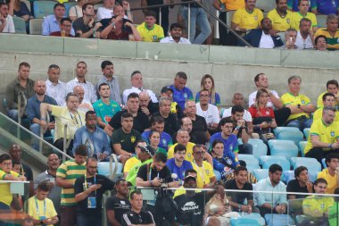 Rio de Janeiro (RJ), Brezilya 11 / 21 / 2023 - Bu Salı Maracana Stadyumu 'nda düzenlenen 2026 Dünya Kupası elemeleri için geçerli olan Brezilya ile Arjantin arasındaki maçın önemli noktaları 