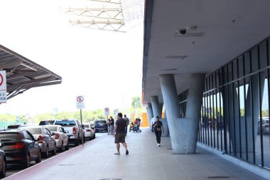 VITORIA (ES), 11 / 22 / 2023 - VITORIA ES Hava Limanı Hareketi, Espirito Santo, bu Çarşamba sabahı (22). (Fotoğraf: Edson De Souza / Thenews2 / Depozito Fotoğrafları) 