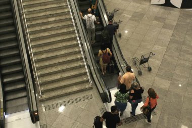 VITORIA (ES), 11 / 22 / 2023 - VITORIA ES Hava Limanı Hareketi, Espirito Santo, bu Çarşamba sabahı (22). (Fotoğraf: Edson De Souza / Thenews2 / Depozito Fotoğrafları) 