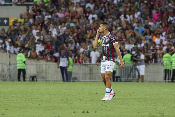 RIO DE JANEIRO (RJ), Brezilya 11 / 22 / 2023 - Brezilya Futbol Şampiyonası 'nın otuz ikinci turu için Fluminense x Sao Paulo arasındaki maç, bu Çarşamba Maracana' daki Mario Filho stadyumunda yapıldı. 
