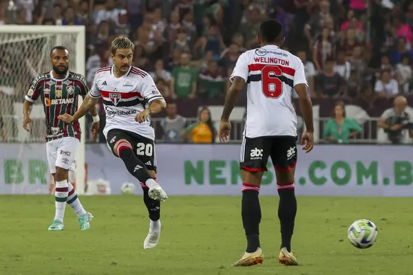 Rio Janeiro Brasilien 2023 Spiel Zwischen Fluminense Sao Paulo Für — Stockfoto
