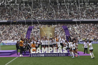 Sao Paulo (SP), Brezilya 11 / 26 / 2023 - Neo Quimica Arena, Itaquera, Sao Paulo 'nun doğu bölgesi, bu Pazar, 26 Kasım 2023.