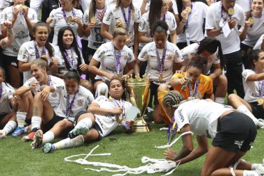 Sao Paulo (SP), Brezilya 11 / 26 / 2023 - Neo Quimica Arena, Itaquera, Sao Paulo 'nun doğu bölgesi, bu Pazar, 26 Kasım 2023.