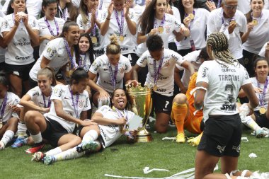 Sao Paulo (SP), Brezilya 11 / 26 / 2023 - Neo Quimica Arena, Itaquera, Sao Paulo 'nun doğu bölgesi, bu Pazar, 26 Kasım 2023.