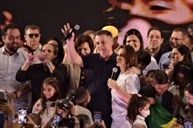 Rio de Janeiro (RJ), Brezilya 11 / 25 / 2023 - Liberal Parti 'nin bir kolu olan PL Mulher, bu 25 Cumartesi günü Rio de Janeiro eyaletinden liderlerin bir toplantısı düzenledi. Etkinlik Riocentro Amfitiyatrosunda gerçekleşti.