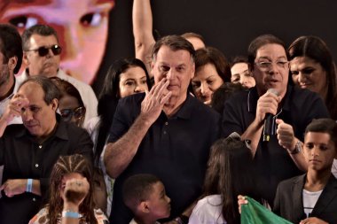 Rio de Janeiro (RJ), Brezilya 11 / 25 / 2023 - Liberal Parti 'nin bir kolu olan PL Mulher, bu 25 Cumartesi günü Rio de Janeiro eyaletinden liderlerin bir toplantısı düzenledi. Etkinlik Riocentro Amfitiyatrosunda gerçekleşti.