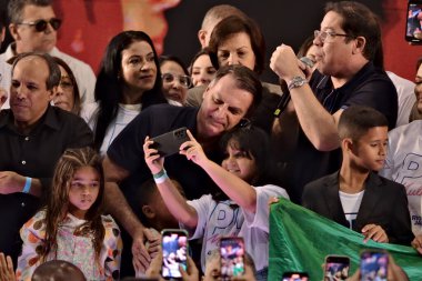 Rio de Janeiro (RJ), Brezilya 11 / 25 / 2023 - Liberal Parti 'nin bir kolu olan PL Mulher, bu 25 Cumartesi günü Rio de Janeiro eyaletinden liderlerin bir toplantısı düzenledi. Etkinlik Riocentro Amfitiyatrosunda gerçekleşti.