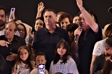Rio de Janeiro (RJ), Brezilya 11 / 25 / 2023 - Liberal Parti 'nin bir kolu olan PL Mulher, bu 25 Cumartesi günü Rio de Janeiro eyaletinden liderlerin bir toplantısı düzenledi. Etkinlik Riocentro Amfitiyatrosunda gerçekleşti.
