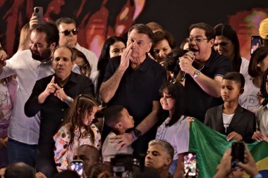 Rio de Janeiro (RJ), Brezilya 11 / 25 / 2023 - Liberal Parti 'nin bir kolu olan PL Mulher, bu 25 Cumartesi günü Rio de Janeiro eyaletinden liderlerin bir toplantısı düzenledi. Etkinlik Riocentro Amfitiyatrosunda gerçekleşti.
